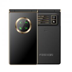 4G 2.8inch flip feature phone with 1800mAh big battery